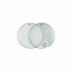 Aquarian Force Series Bass Drum Head Pak White 22 in.