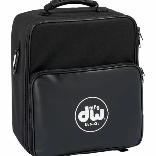 DW Colorboard Machined Chain Drive Double Bass Drum Pedal With Cobalt Footboard