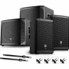 Electro-Voice ZLX-8P G2 Powered Speaker Pair With ELX200-12SP Subwoofers, Stands and Cables