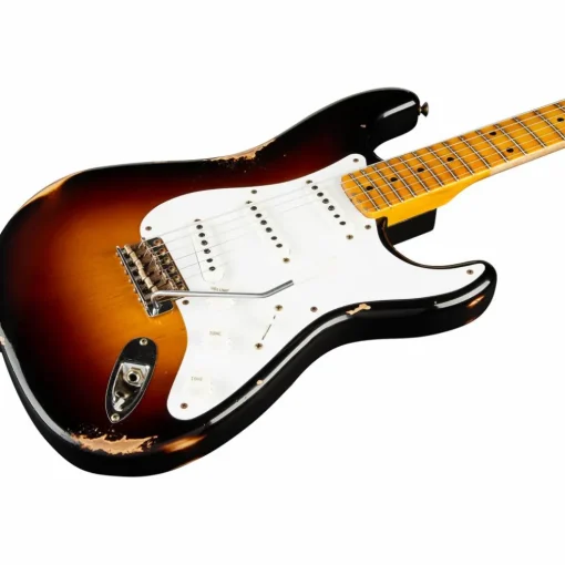 Fender Custom Shop Guitar Center Limited-Edition 70th Anniversary 1954 Stratocaster Relic Electric Guitar Wide Fade 2-Color Sunburst