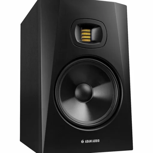 Focusrite Scarlett Solo Gen 4 with Adam Audio T-Series Studio Monitor Pair & T10S Subwoofer Bundle (Stands & Cables Included) T8V