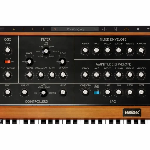 IK Multimedia Syntronik Instruments MiniMod Synth