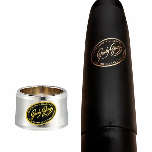 JodyJazz Power Ring MT1 Series Ligature With Cap Silver