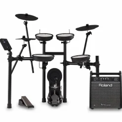 Roland TD-07KV V-Drums Electronic Drum Set With PM-100 V-Drum Speaker System