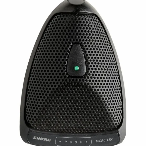 Shure MX392BE Condenser Boundary Microphone, Built-in Preamp, Attached 12' Unterminated Bottom-exit Cable (Cardioid)