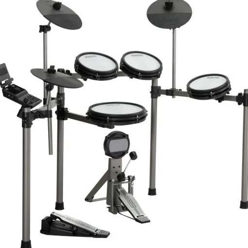 Simmons Titan 50 Electronic Drum Kit With Mesh Pads, Bluetooth and DA2112 Drum Amp