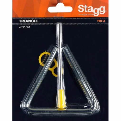 Stagg Triangle with Beater and Suspension System 4 in.