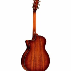 Taylor Custom Redwood-Master Grade Koa Grand Auditorium Acoustic-Electric Guitar Shaded Edge Burst