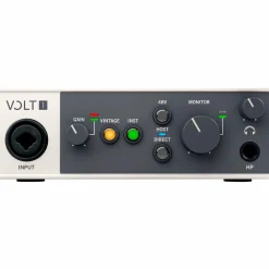 Universal Audio Volt 1 With Harbinger Studio Monitor Pair, Stands & Cables SM508