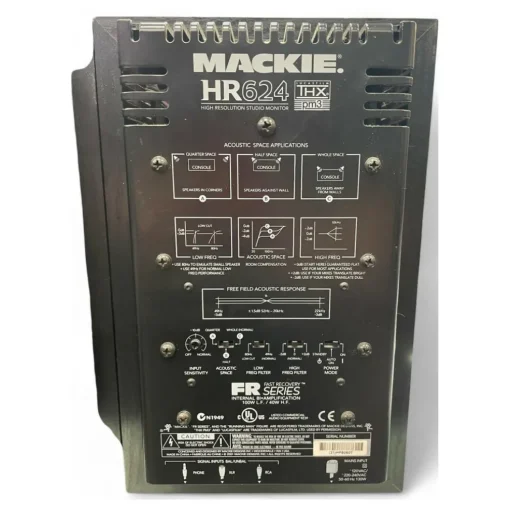 Used Mackie HR624 Pair Powered Monitor
