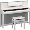 Yamaha Clavinova CSP-295 Digital Upright Piano With Bench Polished White